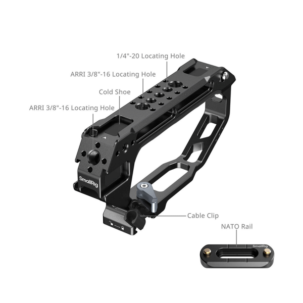 SmallRig Kit cage HawkLock poignée D Sony FX5 6778