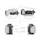 SmallRig Kit cage HawkLock poignée D Sony FX5 6778