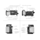 SmallRig Kit cage HawkLock double tige Sony FX5 6924