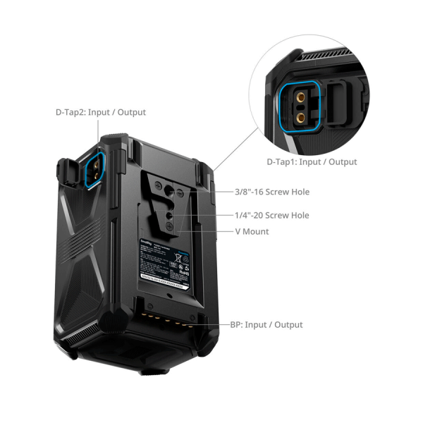 SmallRig X99 X-Touch 4984 – Batterie V-Mount 99 Wh