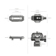 SmallRig 4487 – Support moniteur orientable HawkLock H21