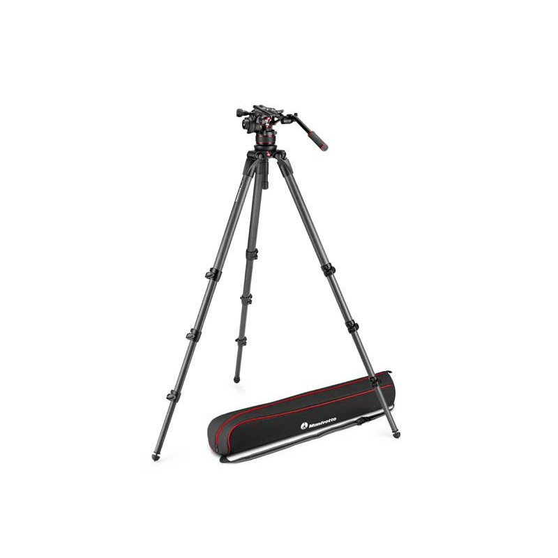 Trépied Manfrotto Nitrotech 612 + Jambes Carbone Twin-Leg - Occasion Fluide