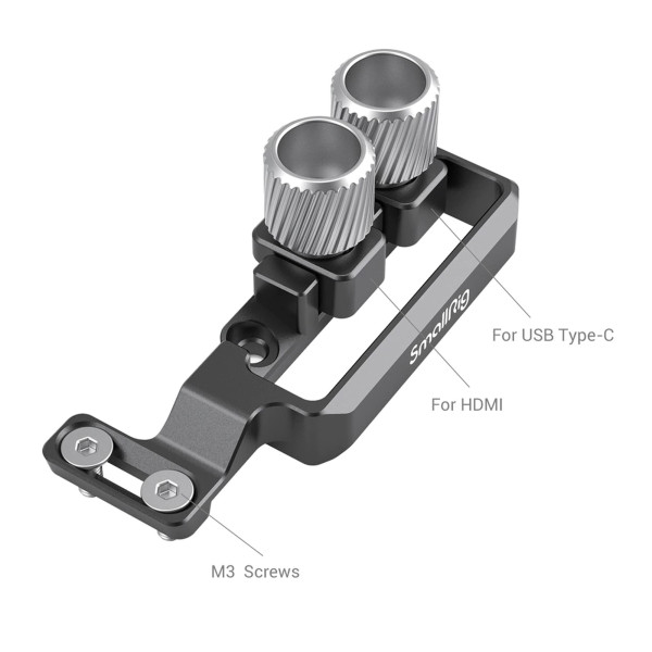 HDMI and USB-C Cable Clamp for EOS R5 and R6 Cage