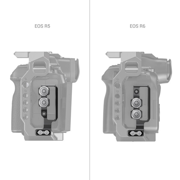 HDMI and USB-C Cable Clamp for EOS R5 and R6 Cage