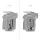HDMI and USB-C Cable Clamp for EOS R5 and R6 Cage
