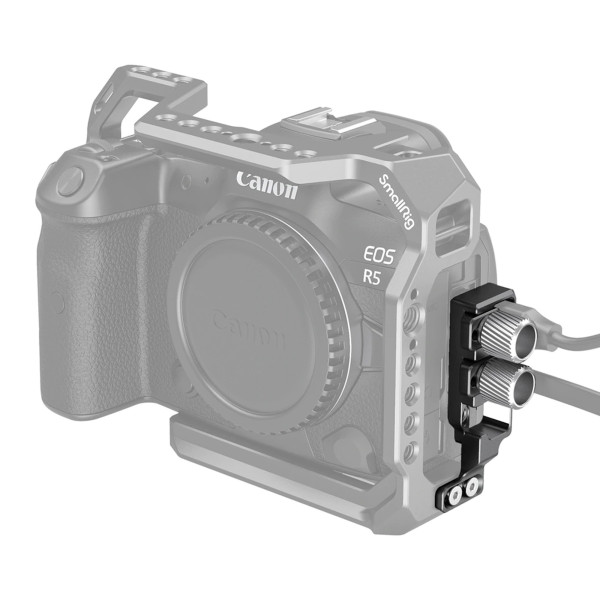 HDMI and USB-C Cable Clamp for EOS R5 and R6 Cage