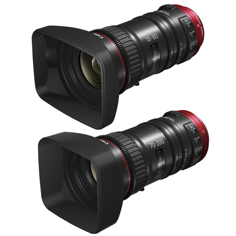 CN-E Combo Kit CN-E 18-80mm T4.4 L IS + CN-E 70-200mm T4.4 L IS