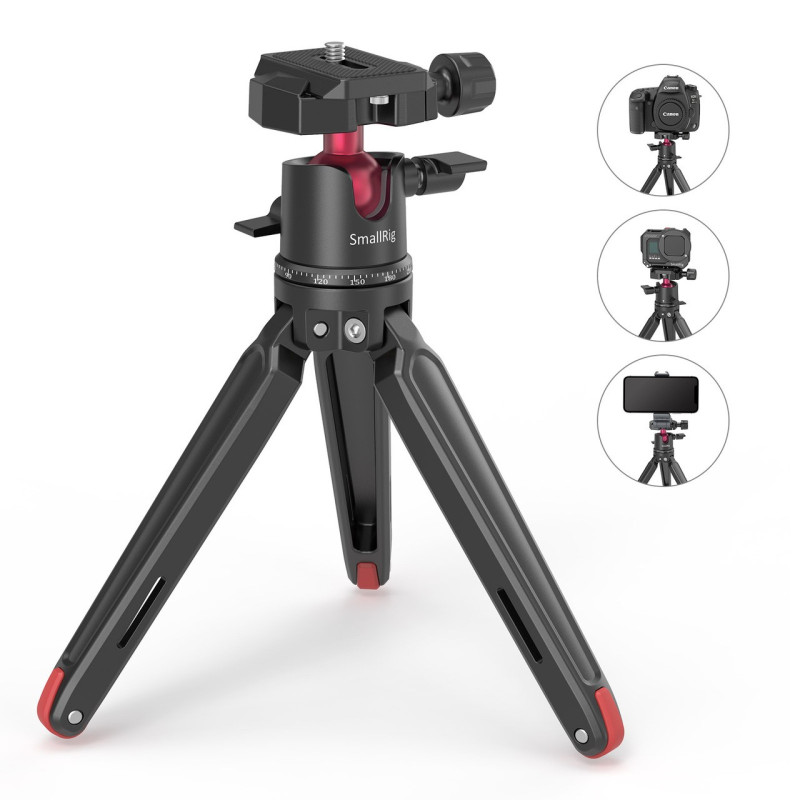 BUT2664 - Tabletop Mini Tripod with Panoramic Ball Head