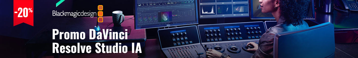 Blackmagic - DaVinci Resolve Studio AI Sale - Jusqu'au 20/11/2026