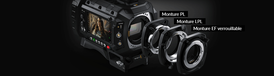 Blackmagic Ursa Cine 12K - Monture d'objectif interchangeable