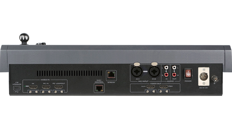 DataVideo KMU 200 Connectique Audio