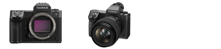 Le GFX100II avec l'objectif FUJINON “GF55mmF1.7 R WR”