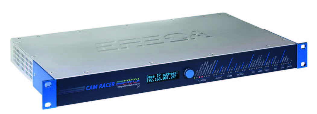 Le système Camracer de Ereca : adaptateur fibre et voie de commande.