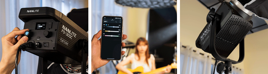 Le NANLINK APP 2.0 offre un contrôle total du FS-300C.