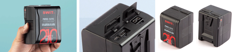S210 - Plus fin et léger - 210Wh, 200W haute charge - D-tap, USB-A et USB-C
