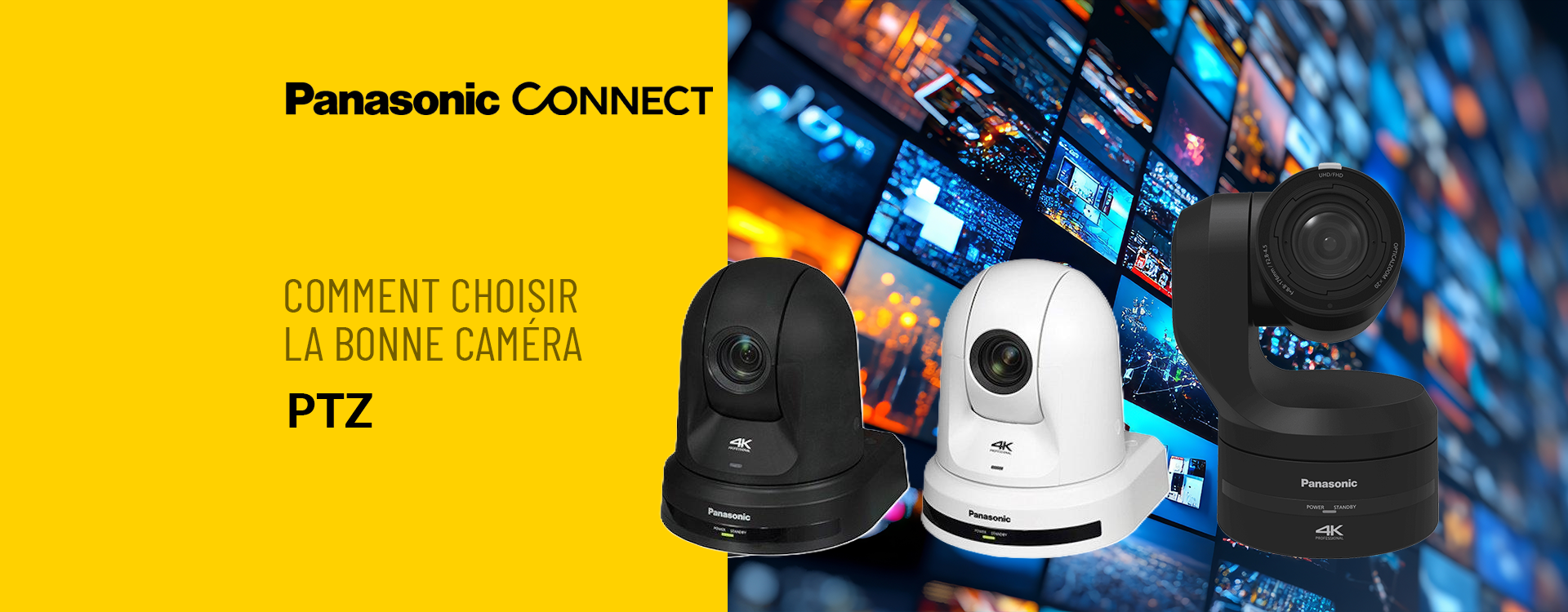 Comparatif des caméras PTZ Panasonic : Quel modèle choisir