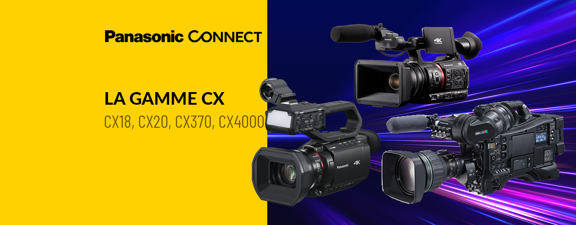 Panasonic : La gamme CX