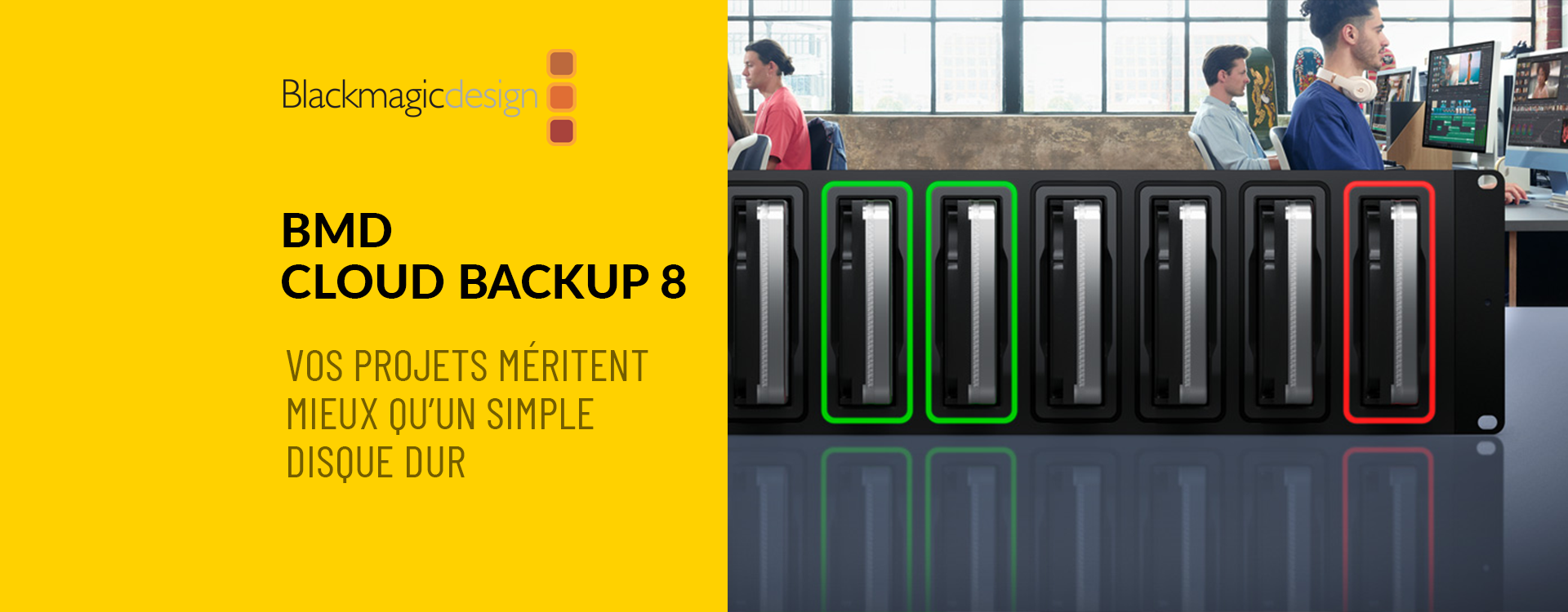 Blackmagic Design annonce le nouveau Blackmagic Cloud Backup 8