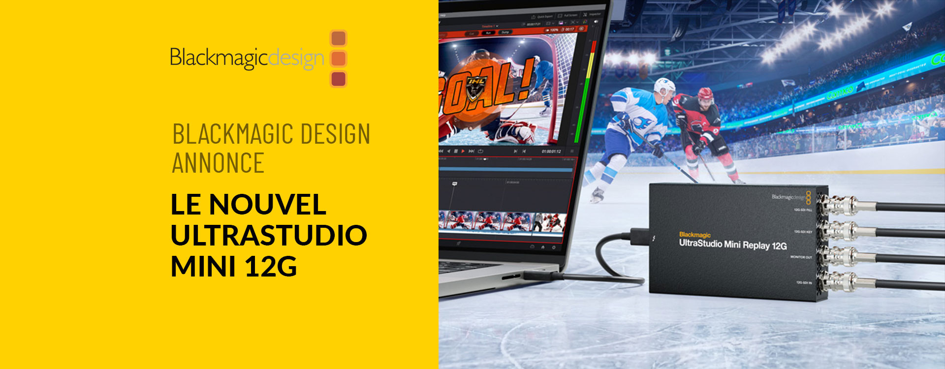 Blackmagic Design annonce le nouvel UltraStudio Mini 12G