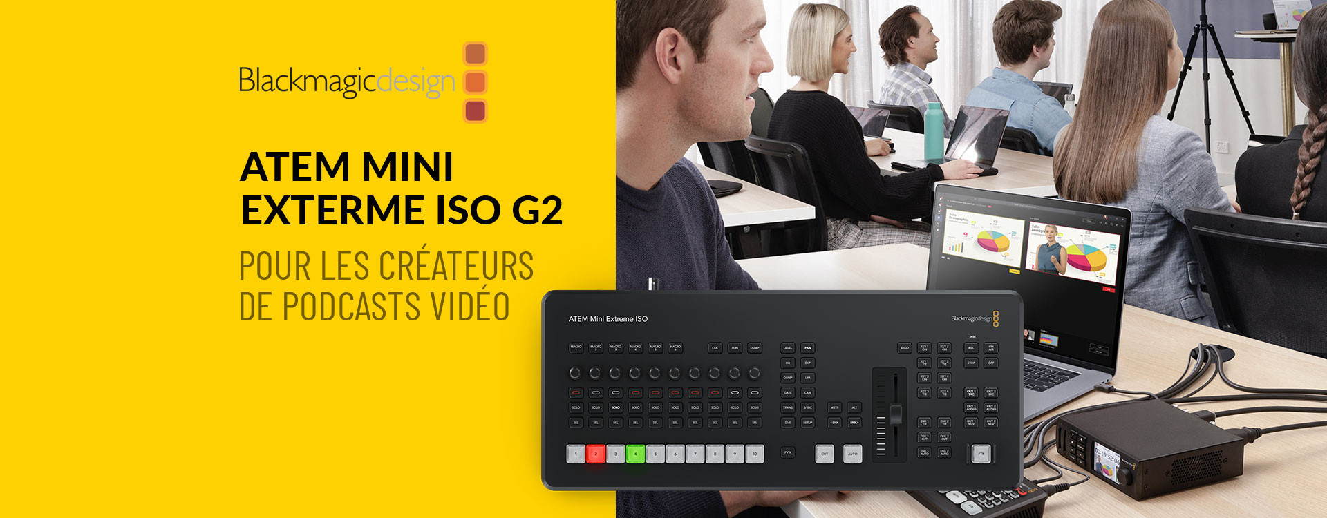 ATEM Live Production : une solution complète pour les créateurs de podcasts vidéo