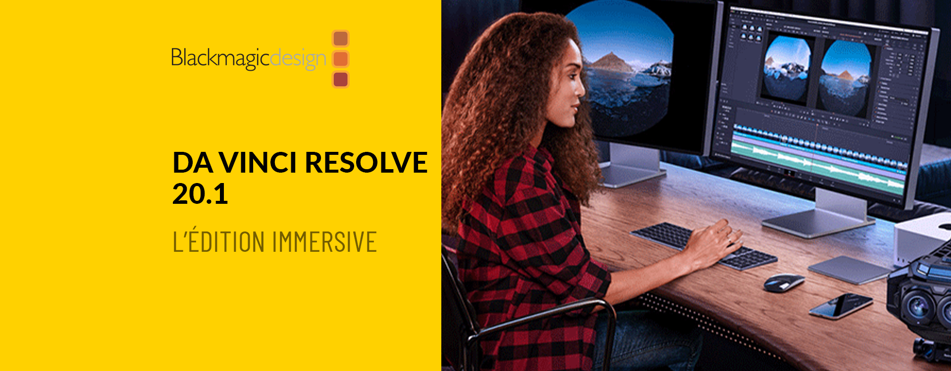 DaVinci Resolve 20.1 : l’édition immersive arrive