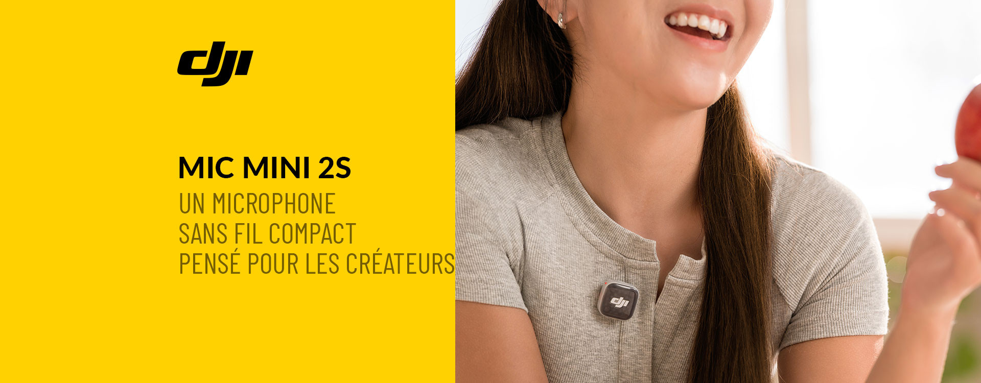 DJI Mic Mini 2S : un microphone sans fil compact pensé pour les créateurs d'aujourd'hui