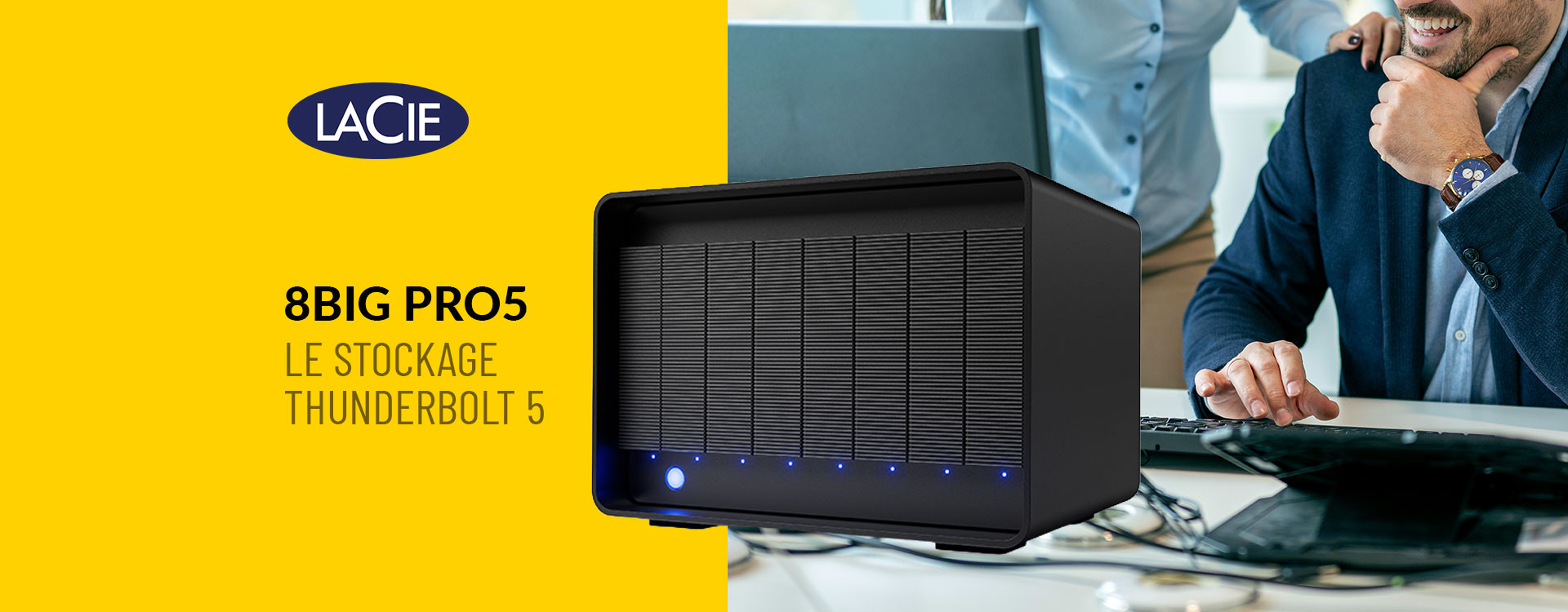 LaCie 8big Pro5 : le stockage Thunderbolt 5 pensé pour les workflows créatifs exigeants
