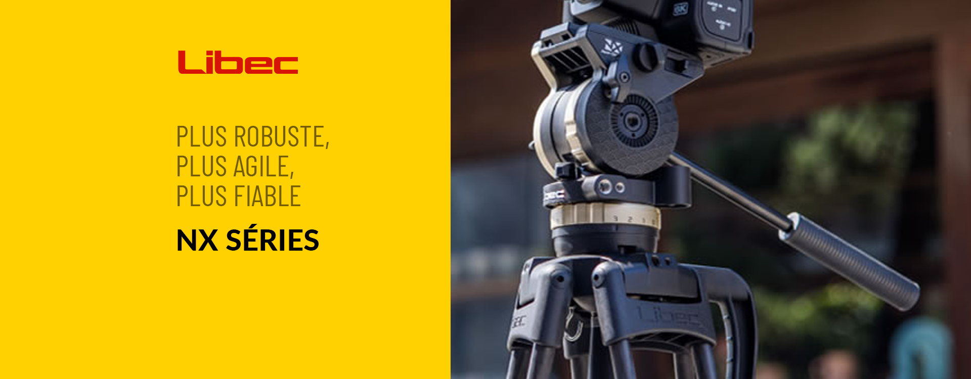 Libec NX Series : les nouvelles têtes NH20 & NH40 gagnent en mobilité, précision et durabilité