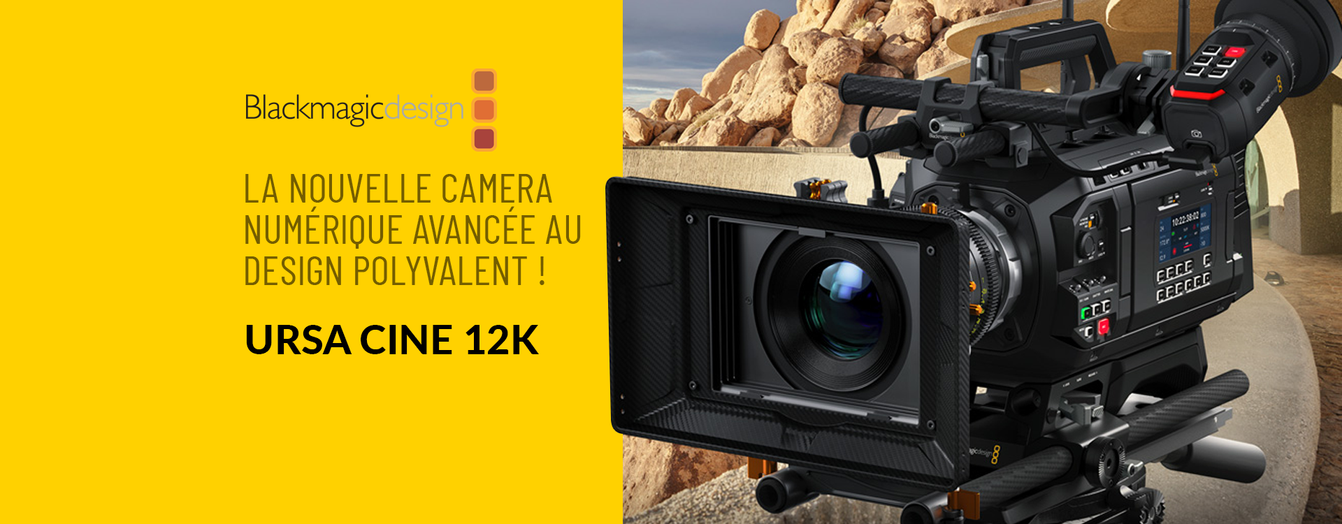 Blackmagic Design annonce la sortie de la Blackmagic URSA Cine 12K