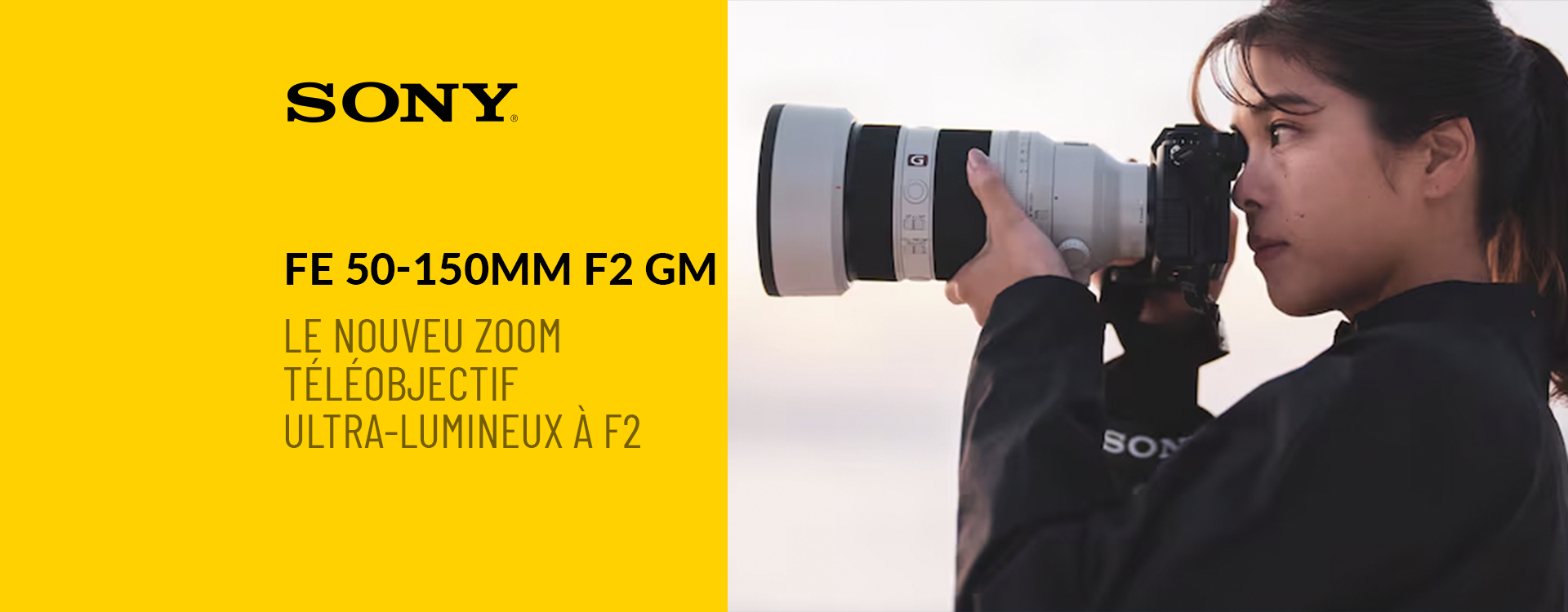 Sony annonce le zoom téléobjectif ultra-lumineux à F2, le FE 50-150mm F2 GM