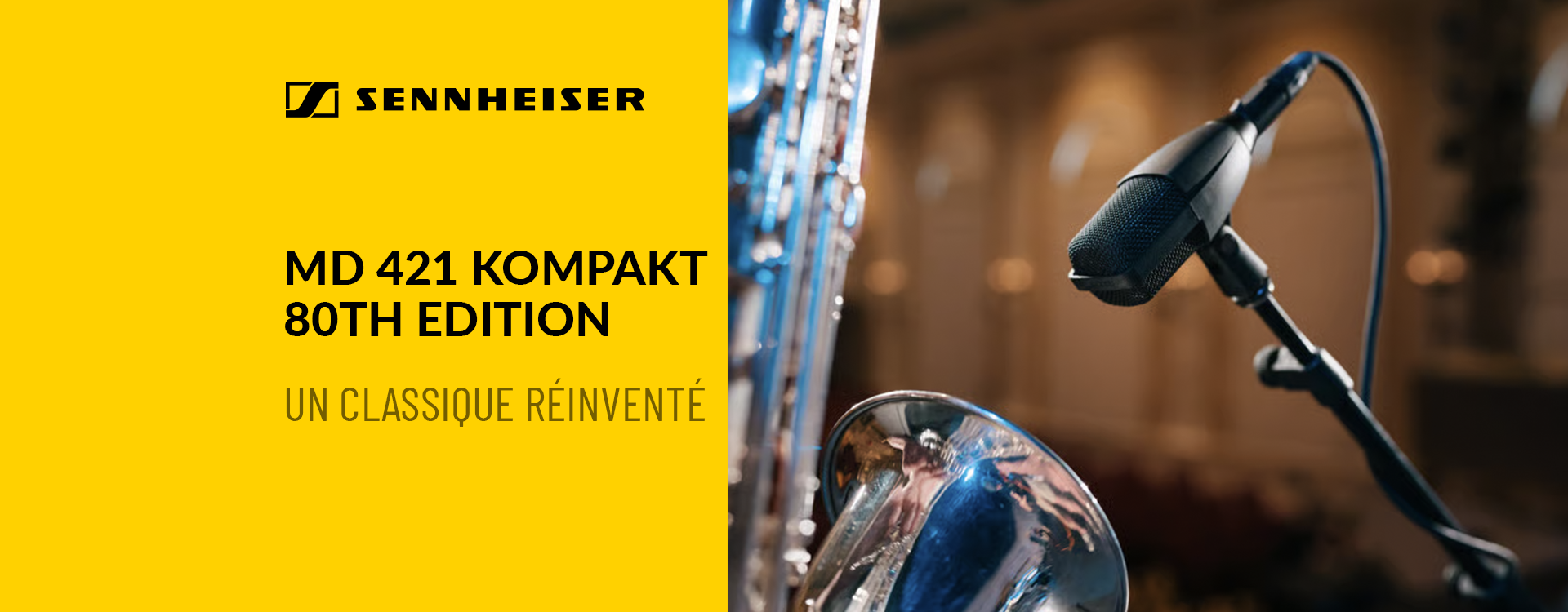 Sennheiser MD 421 Kompakt 80th Edition : un classique réinventé