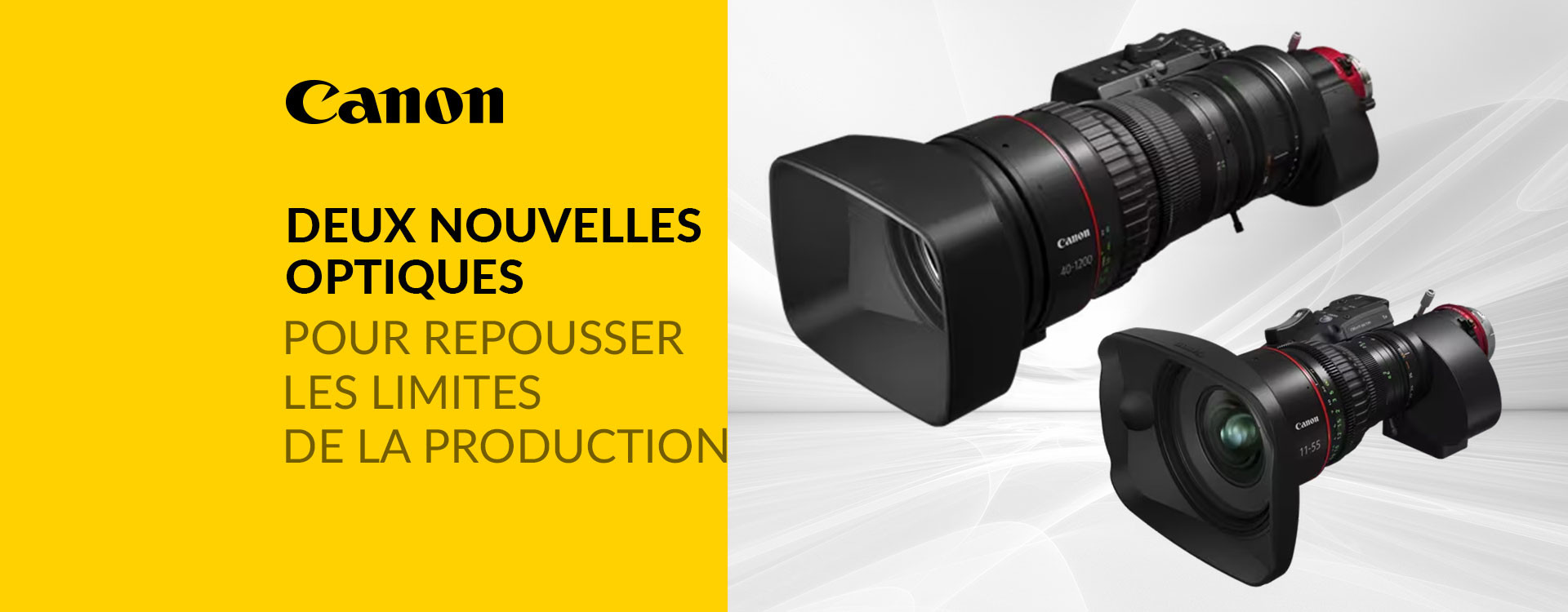 Canon dévoile deux nouveaux objectifs