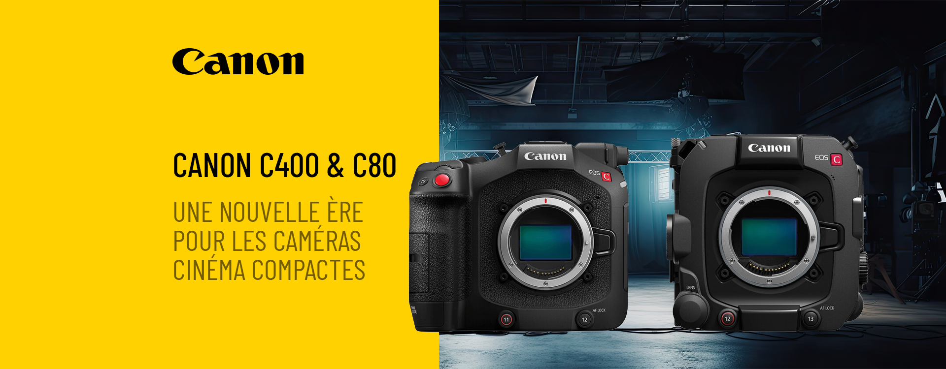 Canon C400 & C80 : une nouvelle ère pour les caméras cinéma compactes
