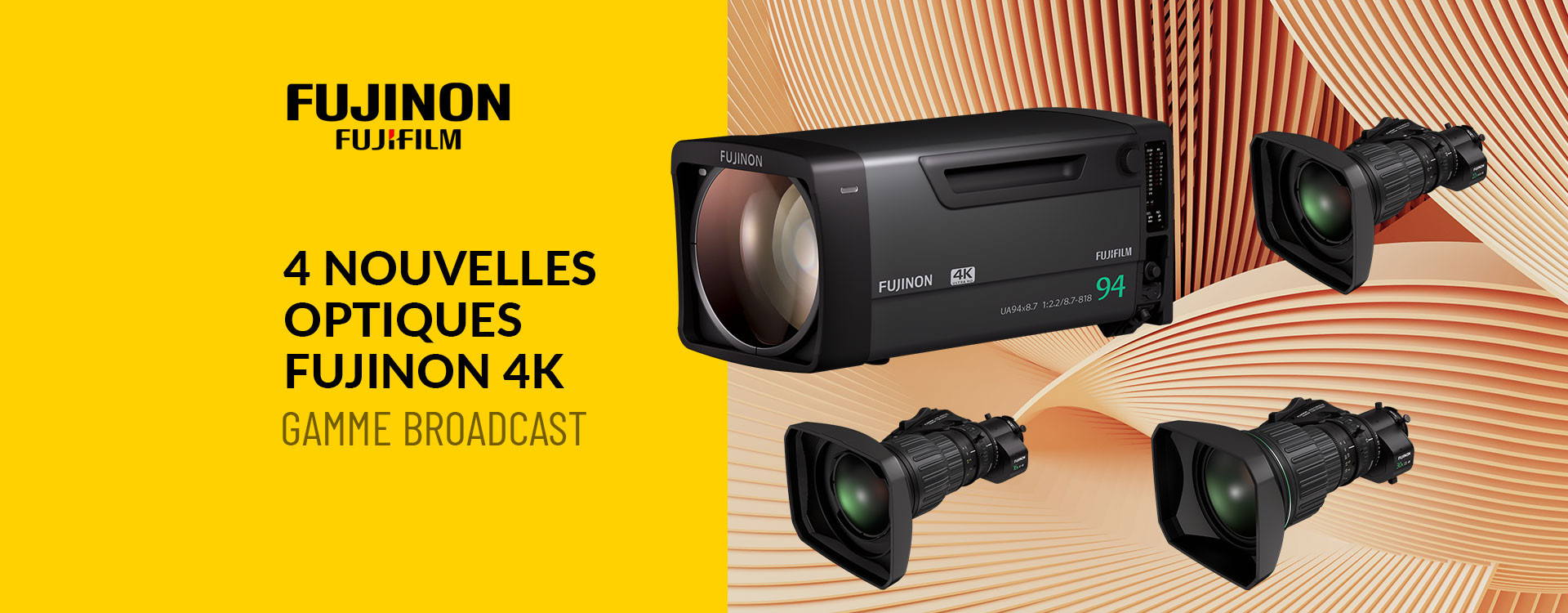 Fujifilm renforce sa gamme broadcast avec quatre nouvelles optiques FUJINON