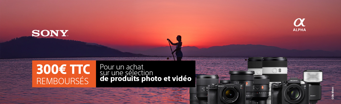 SONY : offre remboursement 300e
