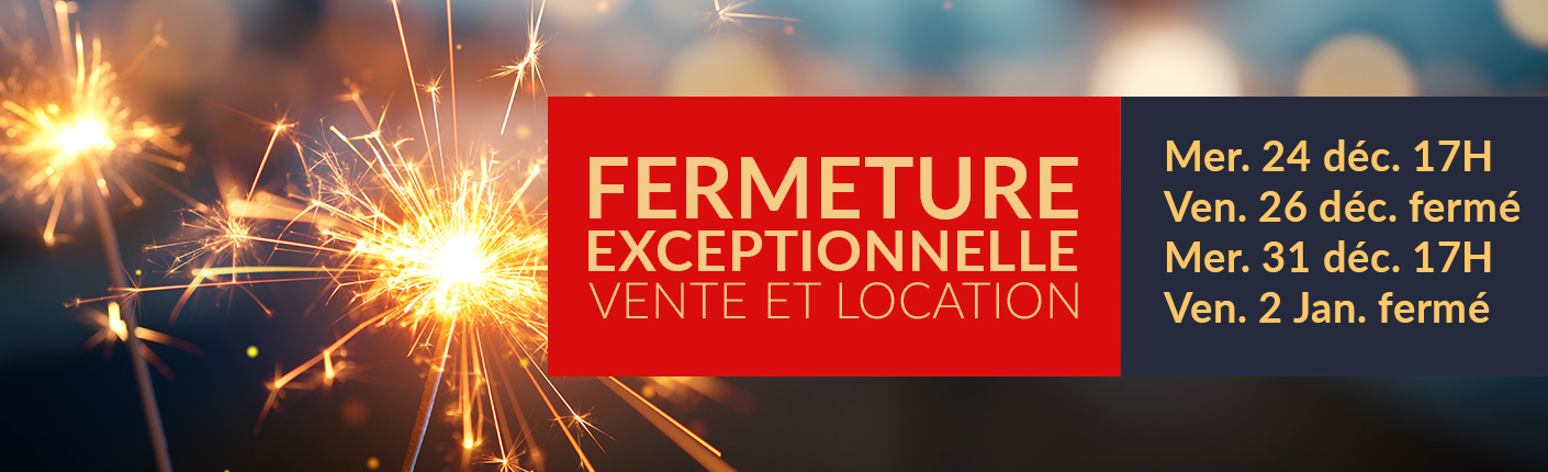 Fermetures exceptionnelles fetes