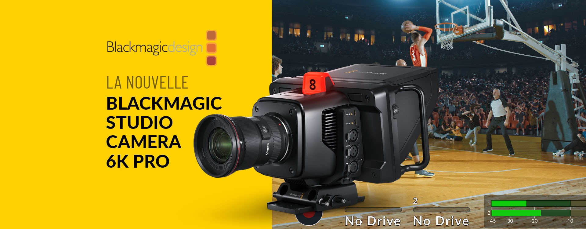 Blackmagic Design annonce la nouvelle Blackmagic Studio Camera 6K Pro