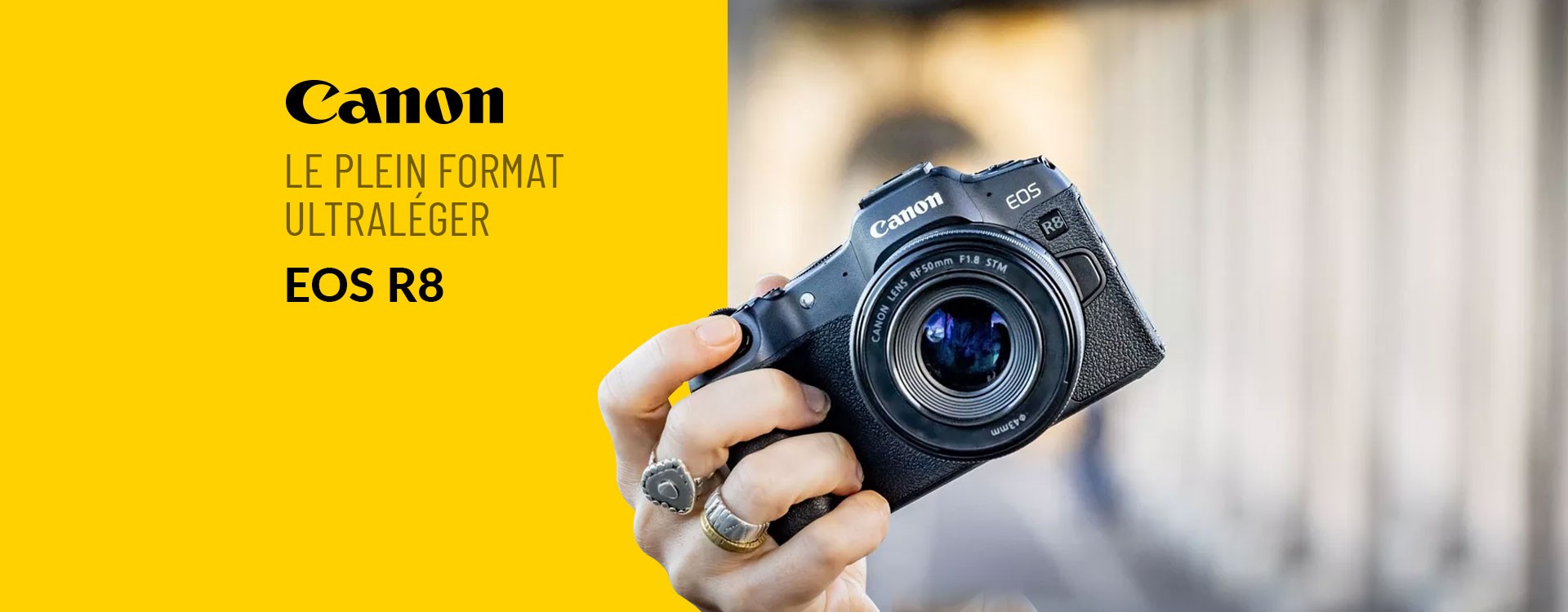 Le plein format ultraléger: Canon annonce l’EOS R8, l’appareil plein format le plus compact du système EOS R
