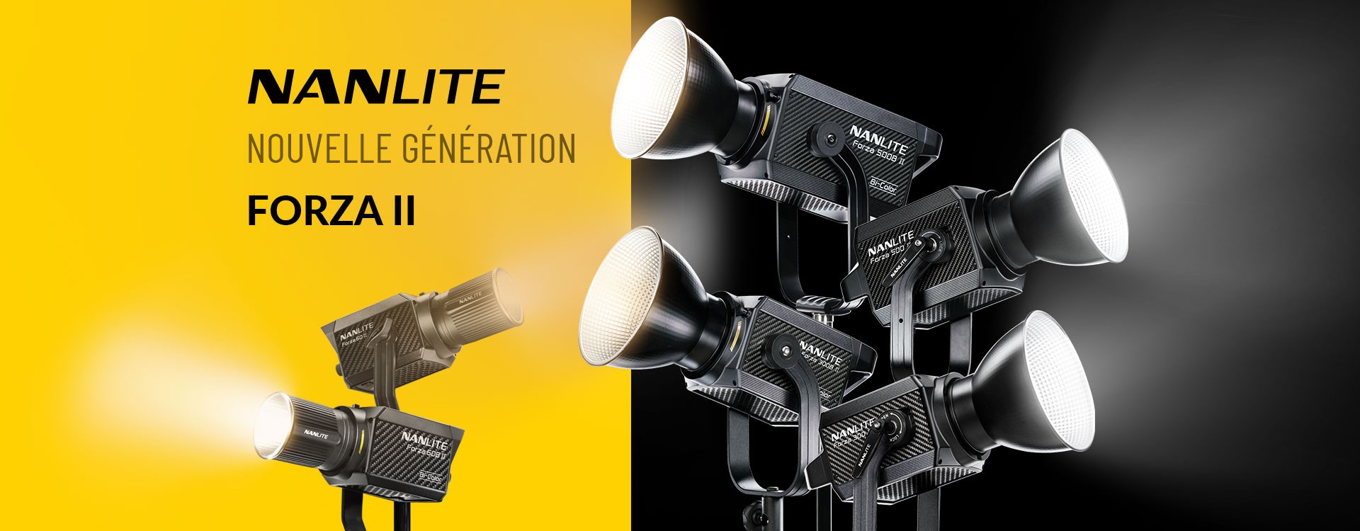 Nanlite lance la deuxième génération de Forza 60/60B II, Forza 300/300B II et Forza 500/500B II