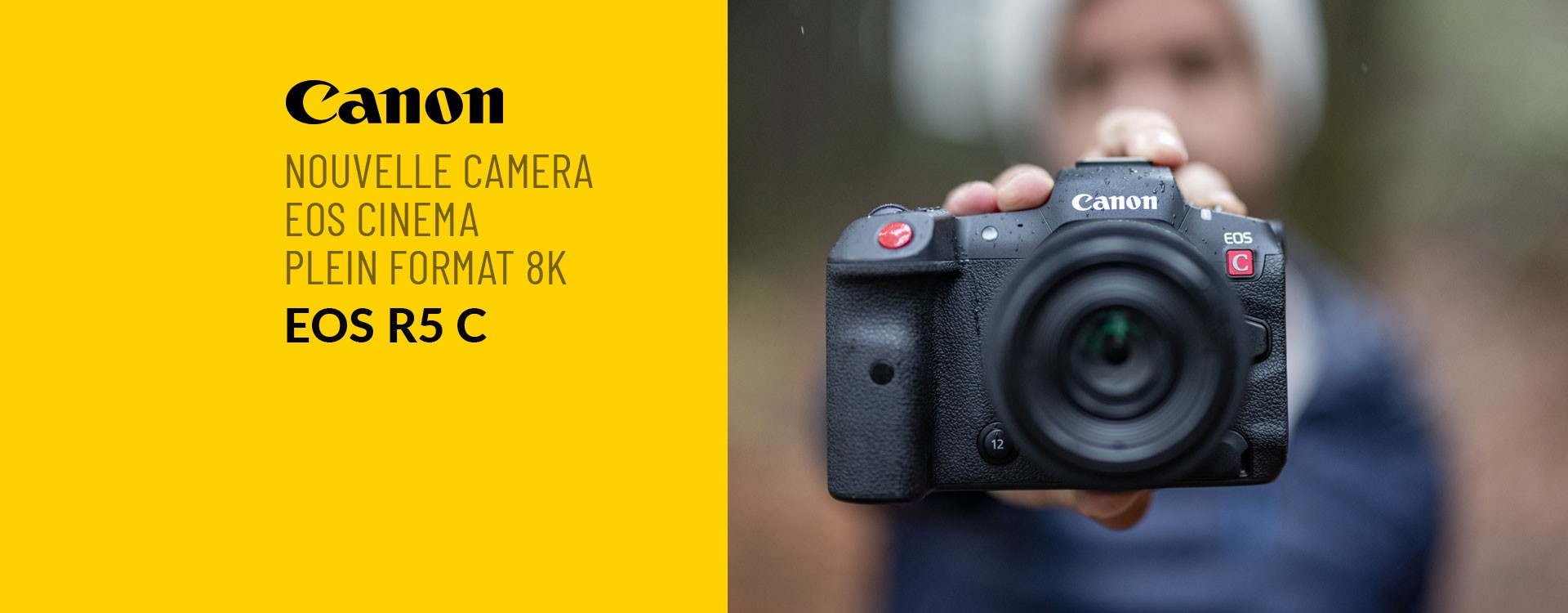 Nouvelle camera EOS R5 C de chez Canon