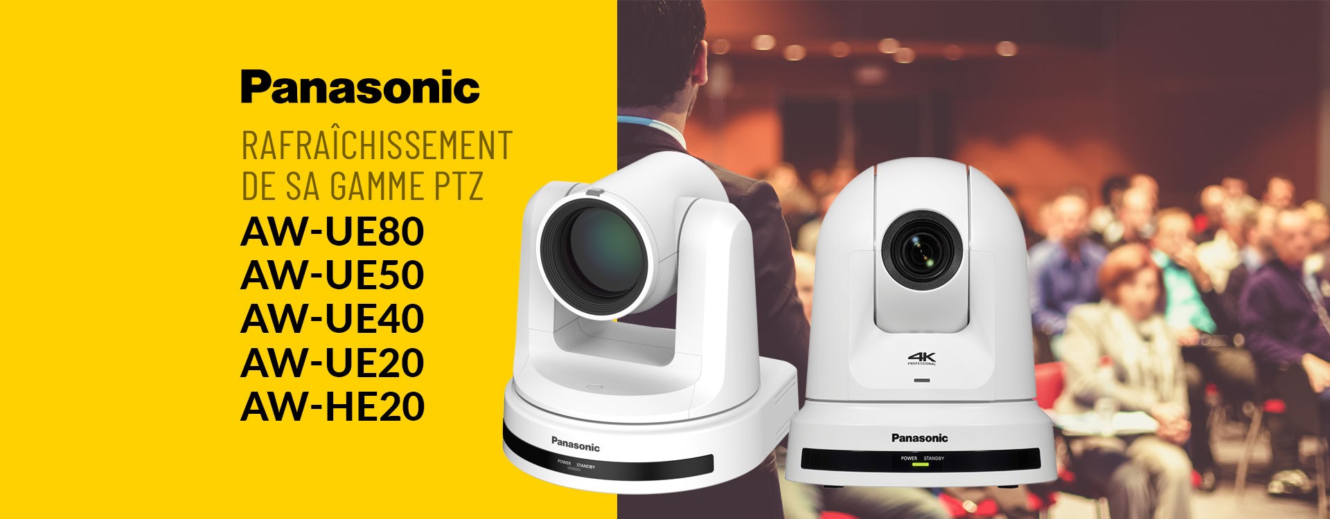 Panasonic renouvelle sa gamme de caméras motorisées PTZ
